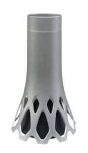 Roseta Grabvase Roseta 1,3 l mit Sockelgewicht, Höhe 34,5 cm - Silber