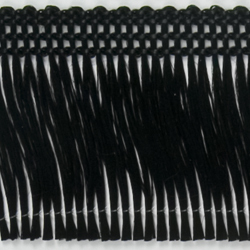 Haarfranse selbsklebend schwarz